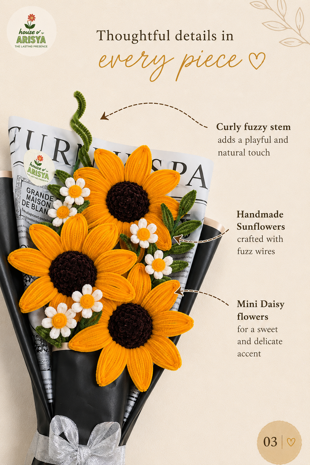 Sunshine Sunflower Bunch