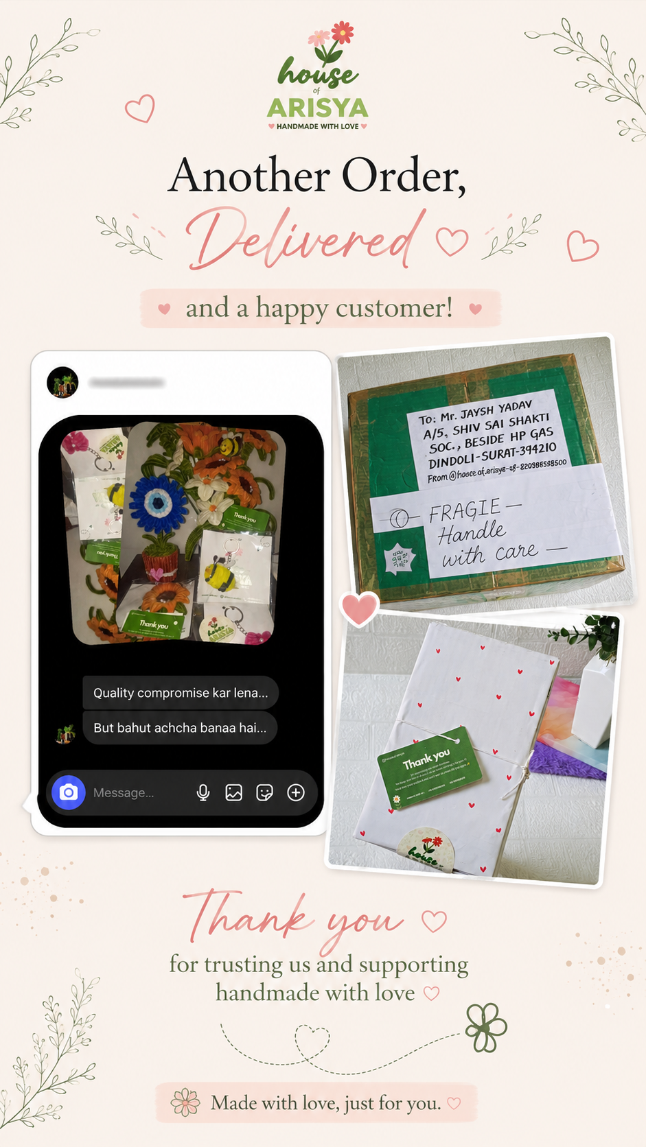 Customer testimonial