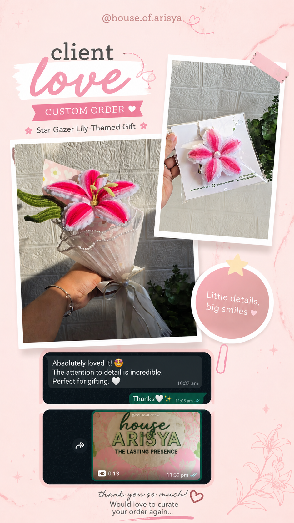 Customer testimonial
